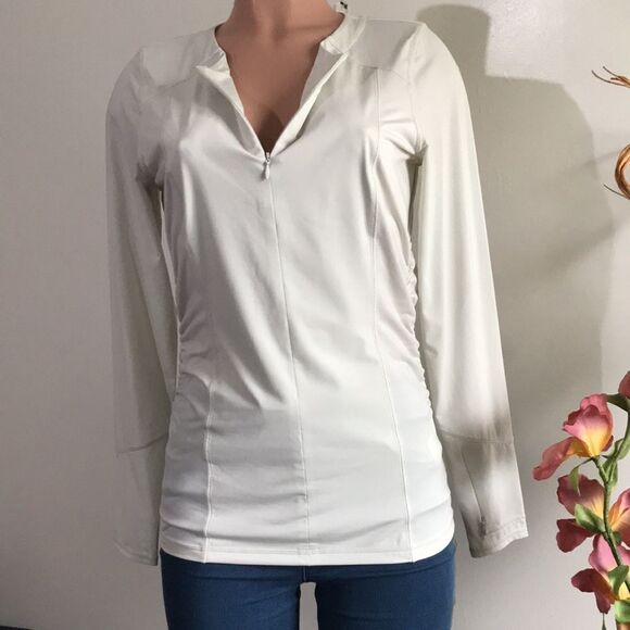 zuda Z-Sol Ruching Detail Knit Top - Picture 8 of 9